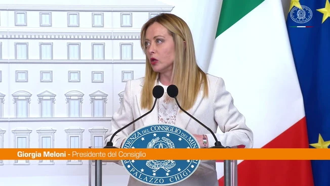 Meloni "Mediterraneo sempre più crocevia di interconnessioni globali"