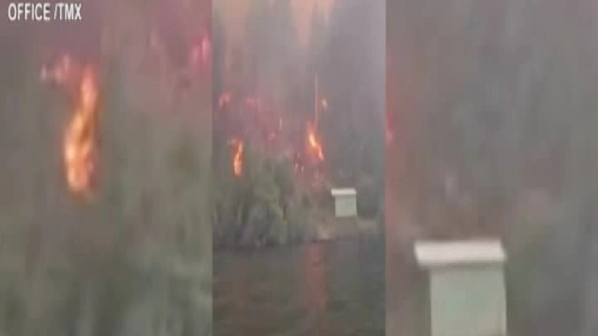 Usa, incendio nella contea di Spokane: l'inferno di fuoco sulle rive del fiume