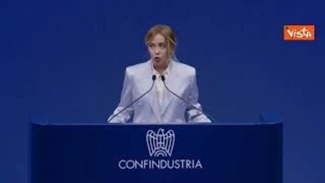 Meloni ad Assemblea Confindustria: Ringrazio Mattarella, ricorda importanza dell'industria italiana
