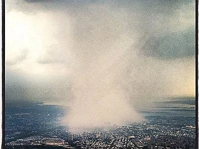 Tempesta su New York, la foto scattata dall'aereo diventa virale (GUARDA)