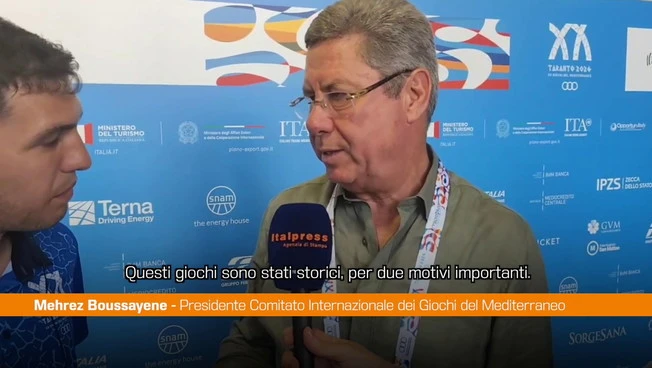 Giochi Mediterraneo, Boussayene "Taranto 2026 lascerà una importante eredità"