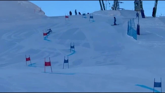 Federica Brignone si allena a Courmayeur, le immagini