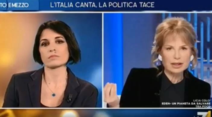 Sanremo 2020, Lilli Gruber e Aprile a Otto e mezzo contro Amadeus e Fiorello: roba da "ragazzini e calcetto"