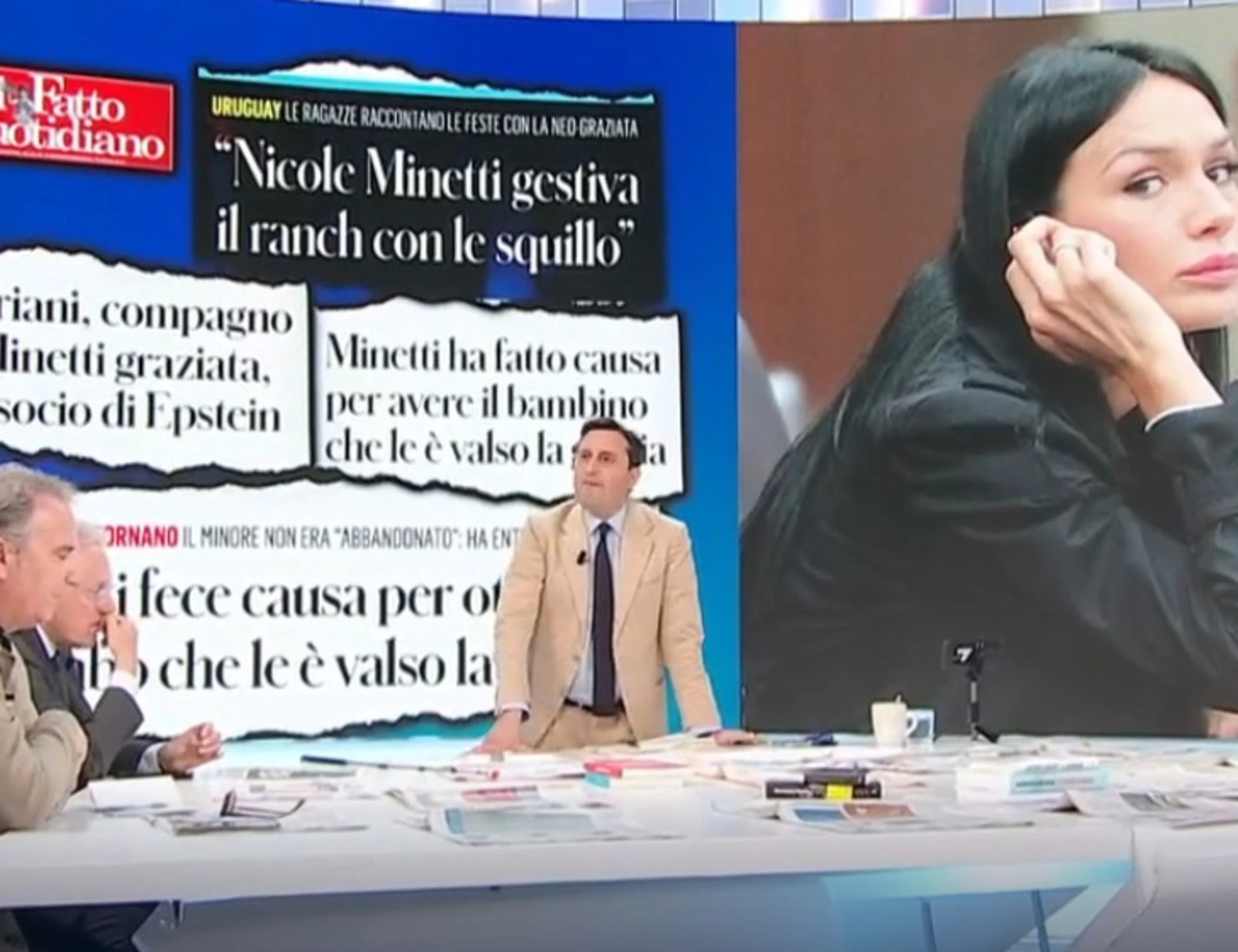 Minetti, "come l'oste col vino": il delirio di Caporale? Parenzo lo smonta in 3 secondi