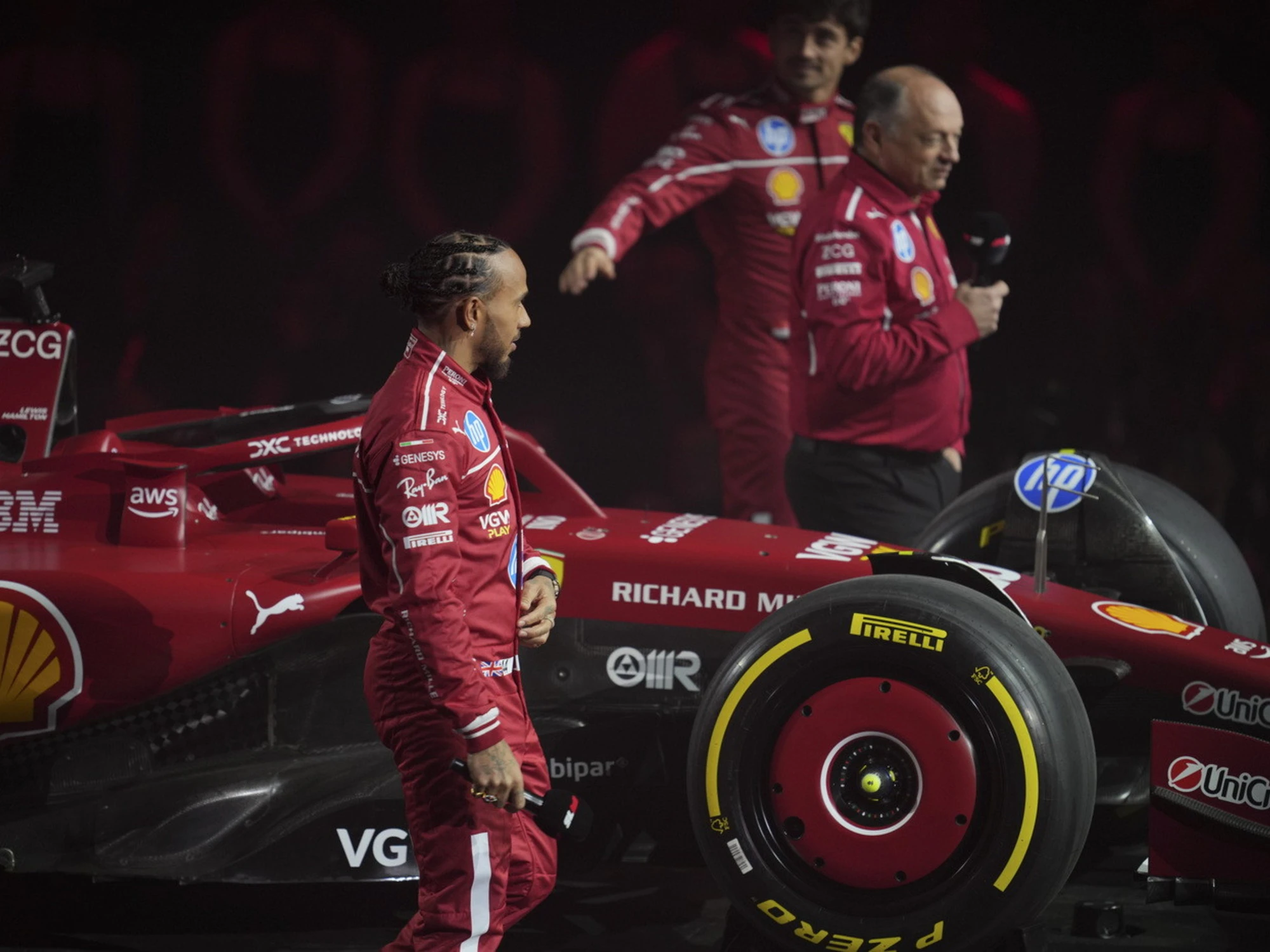 Lewis Hamilton, le parole su Vasseur: Ferrari nel caos totale