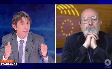 È sempre Cartabianca, Donzelli smonta Bonaccini: "Ci avete accusato di essere liberticidi!"