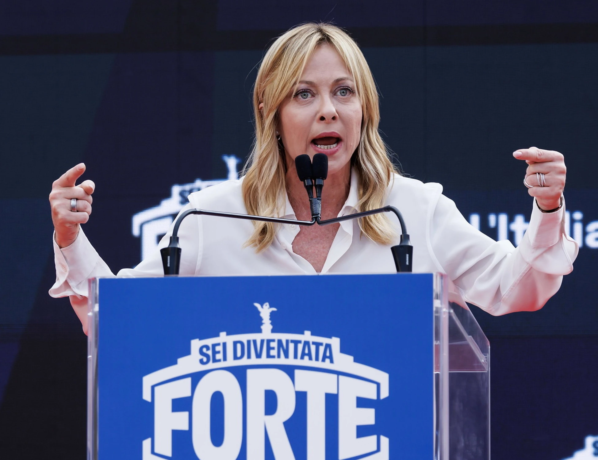 Meloni smaschera la sinistra: "Ha un problema con la libertà"