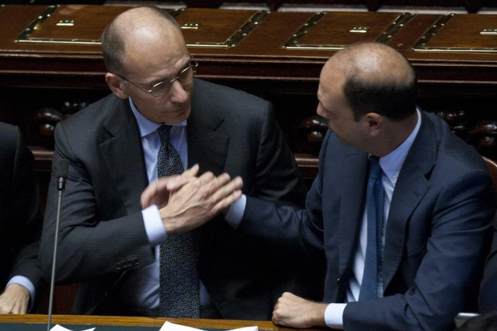Enrico Letta ed Angelino Alfano