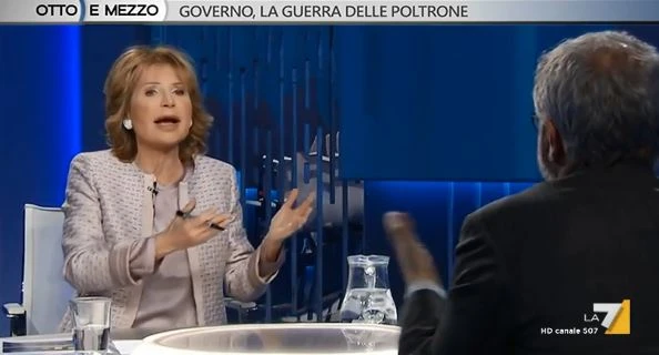 Otto e mezzo, Lilli Gruber perde il controllo. La frase di Borghi scatena il caos in diretta: "Invece di..."