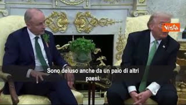 Trump ai politici irlandesi critici sull'operazione in Iran: 'Siete fortunati che io esista'