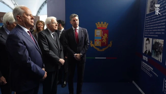 Mattarella visita lo Spazio della Legalità