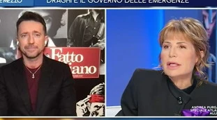 Otto e mezzo, Lilli Gruber e il gelo con Andrea Scanzi: "Ma no, è ovvio che no..."