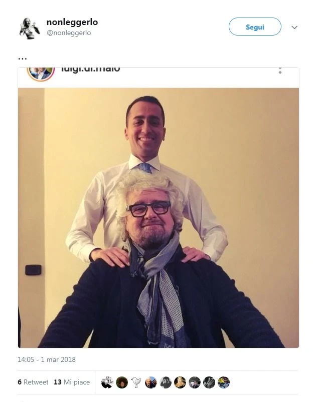 Luigi Di Maio oltre l'imbarazzo: l'agghiacciante foto con Beppe Grillo