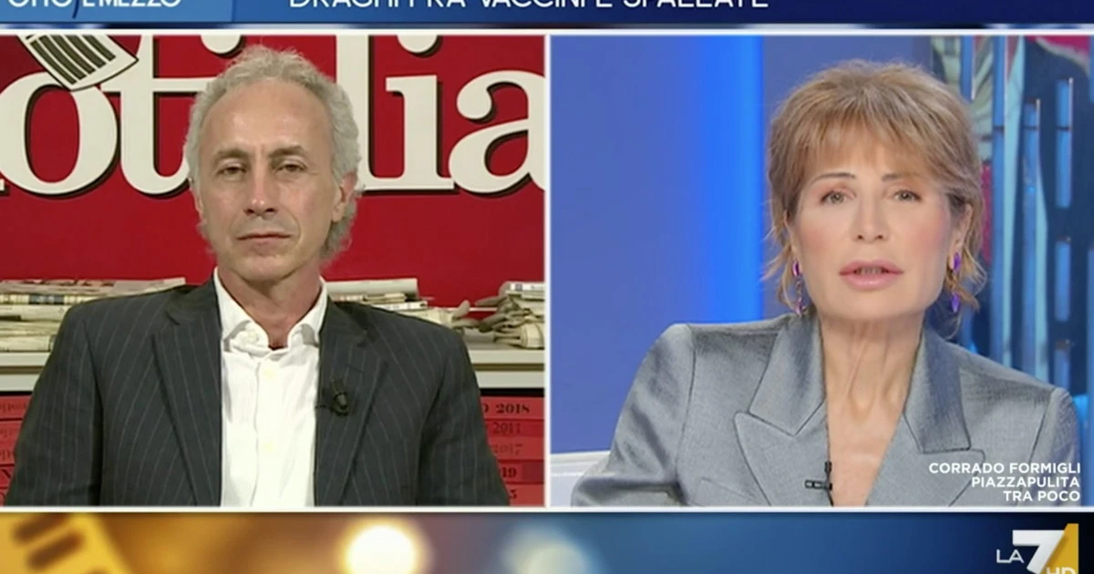 Otto e mezzo, la sparata di un Marco Travaglio disperato: "Matteo Salvini non dura molto", ma come rosica?
