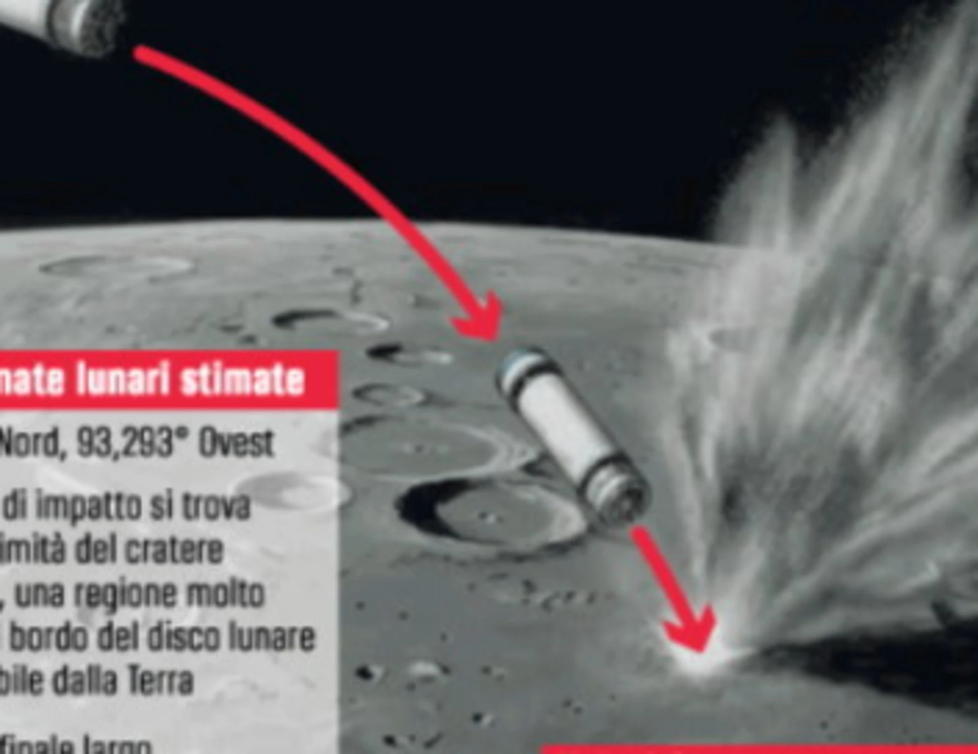Luna, il primo schianto fa felici tutti gli scienziati