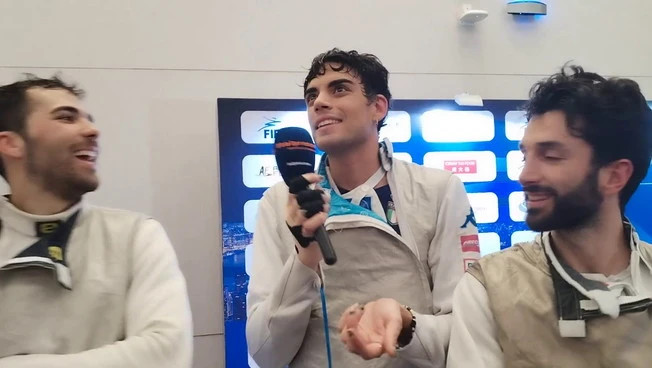 Azzurri del fioretto "Bravi e compatti, continuare così"