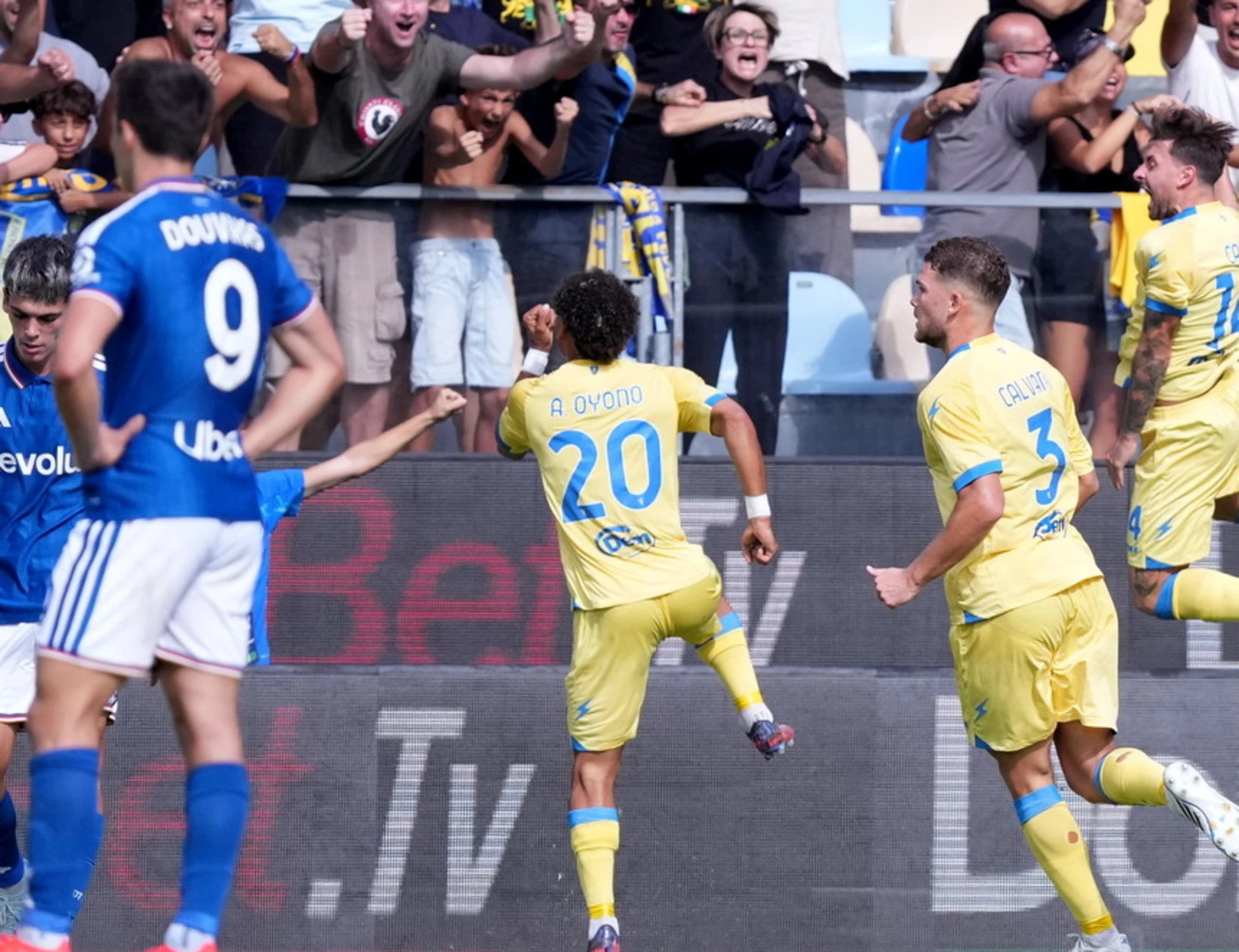 Como, tonfo clamoroso a Frosinone: Calò e Kvernadze stendono Fabregas