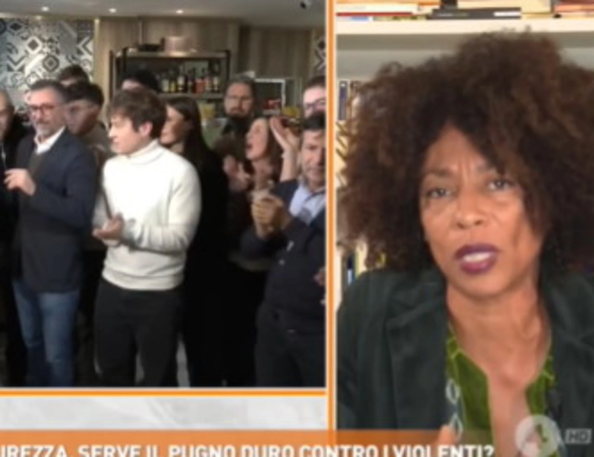 Dritto e rovescio, la rossa Bundu zittita dal ragazzo al bar: "Una vergogna!"