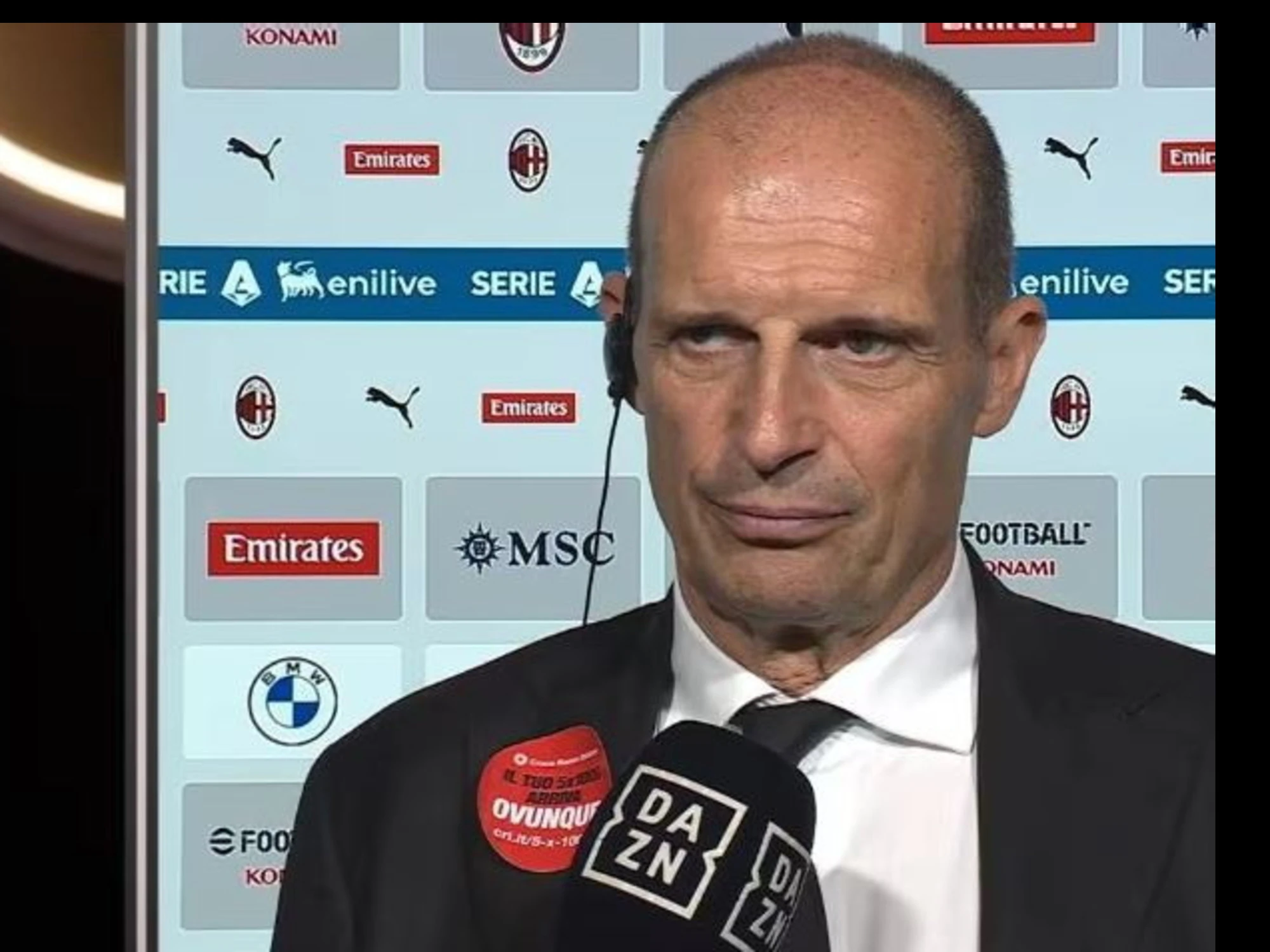Milan, Allegri travolto dopo questa frase: "Buona partita per 15 minuti, poi il gol..."