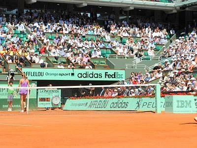Tennis, falchi 'anti-piccioni' in missione all'alba sui campi del Roland Garros