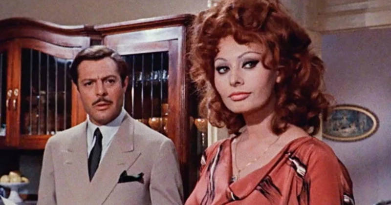 Matrimonio all'italiana, il trio delle meraviglie De Sica-Loren-Mastroianni
