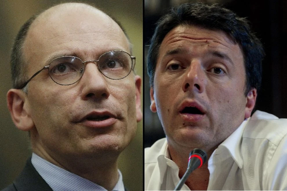 Renzi boccia Letta in Europa