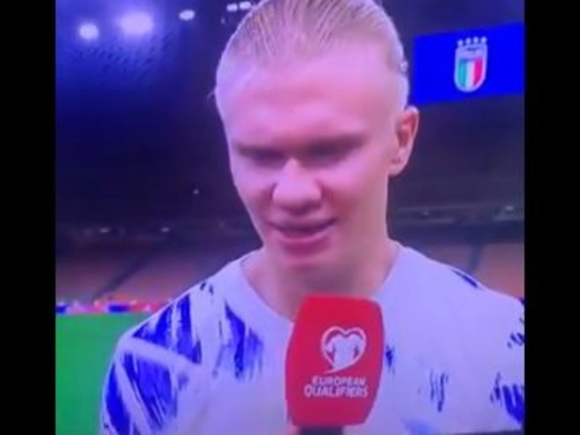 Italia-Norvegia, Haaland attacca Mancini: "Mi toccava il sedere, grazie"