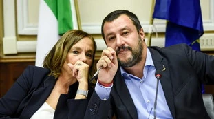  Matteo Salvini e Luciana Lamorgese