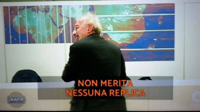 Quarta Repubblica, Gad Lerner: "Con voi non parlo, Nicola Porro mi insulta". Il conduttore replica...