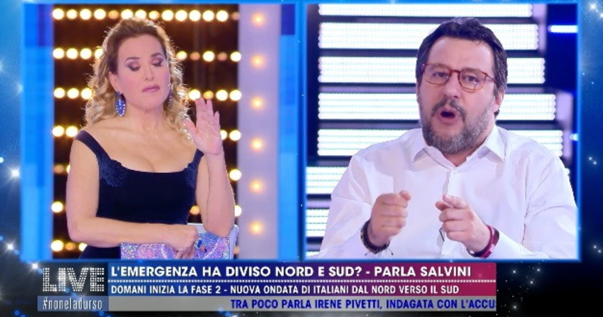 Live-Non è la D'Urso, Salvini replica a De Luca: "Cinghialoni da arrestare? Insulto agli anziani"