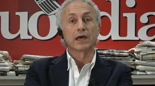 Otto e Mezzo, la balla di Marco Travaglio sul coronavirus: "Tasso di mortalità? Normale"