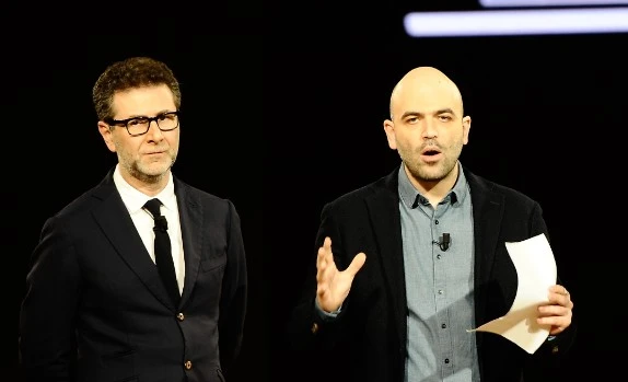Fabio Fazio, interrogazione parlamentare contro la continua presenza di Roberto Saviano