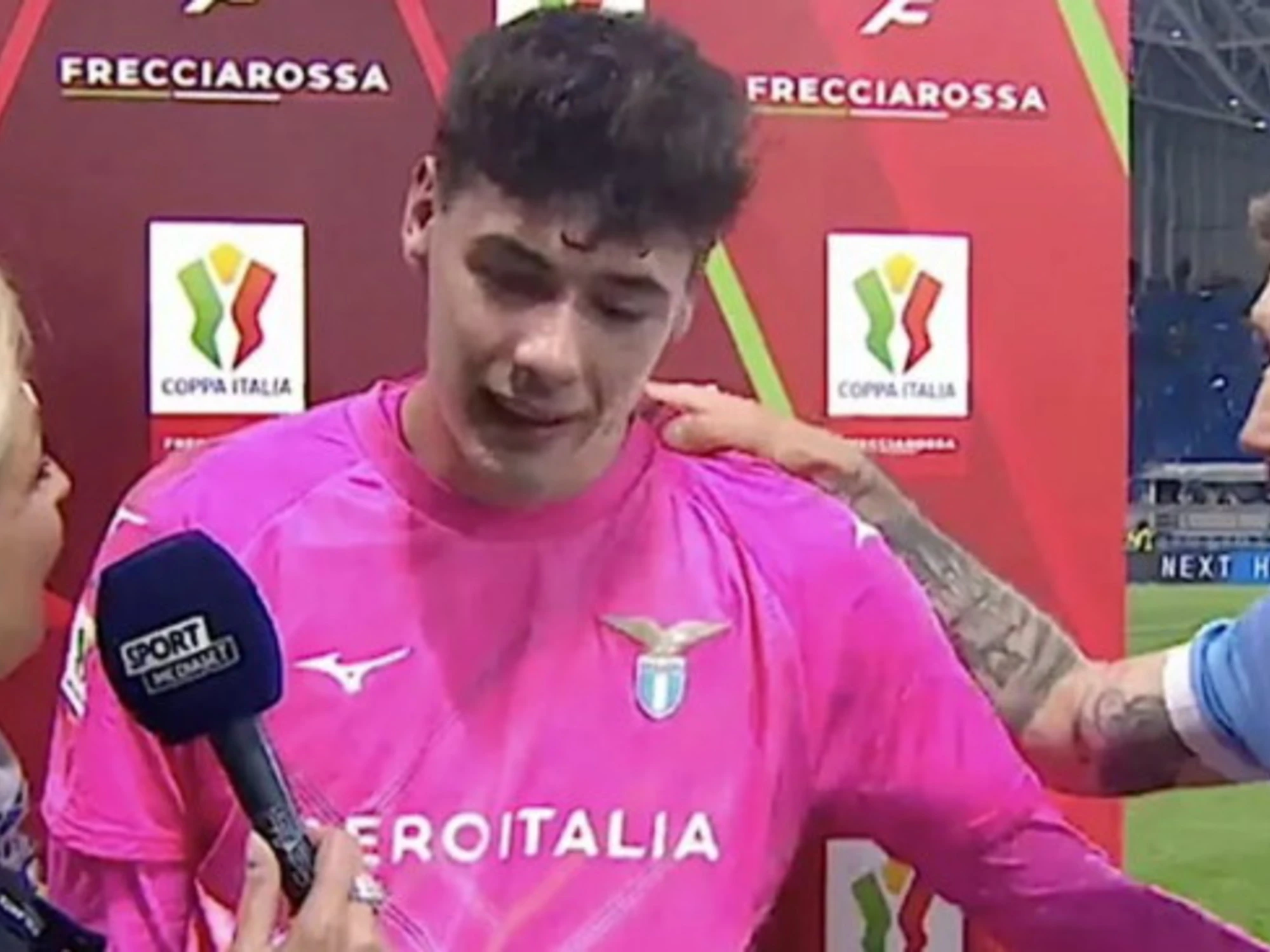 Atalanta-Lazio, Edoardo Motta para 4 rigori e poi crolla: l'intervista fa il giro del mondo