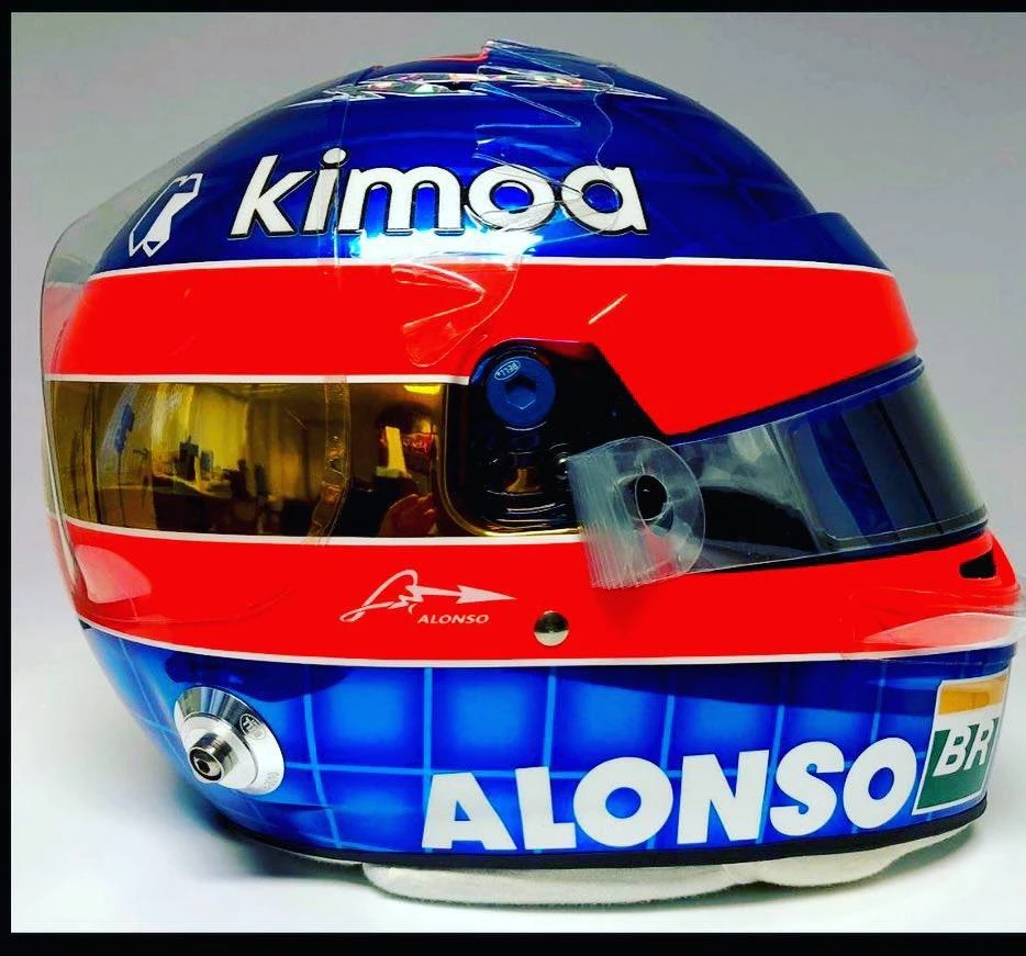 Fernando Alonso, il suo ultimo Gran Premio in Formula 1: il casco speciale per l'occasione
