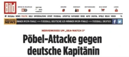 Sea Watch, la stampa tedesca contro l'Italia: "La plebaglia attacca la capitana Carola Rackete"
