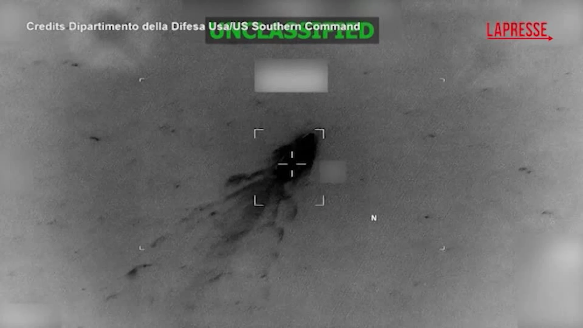 Stati Uniti, l'attacco contro una nave sospettata di traffico di droga