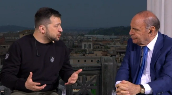 Zelensky, Sallusti: perché l'incontro più importante è stato quello con Bruno Vespa