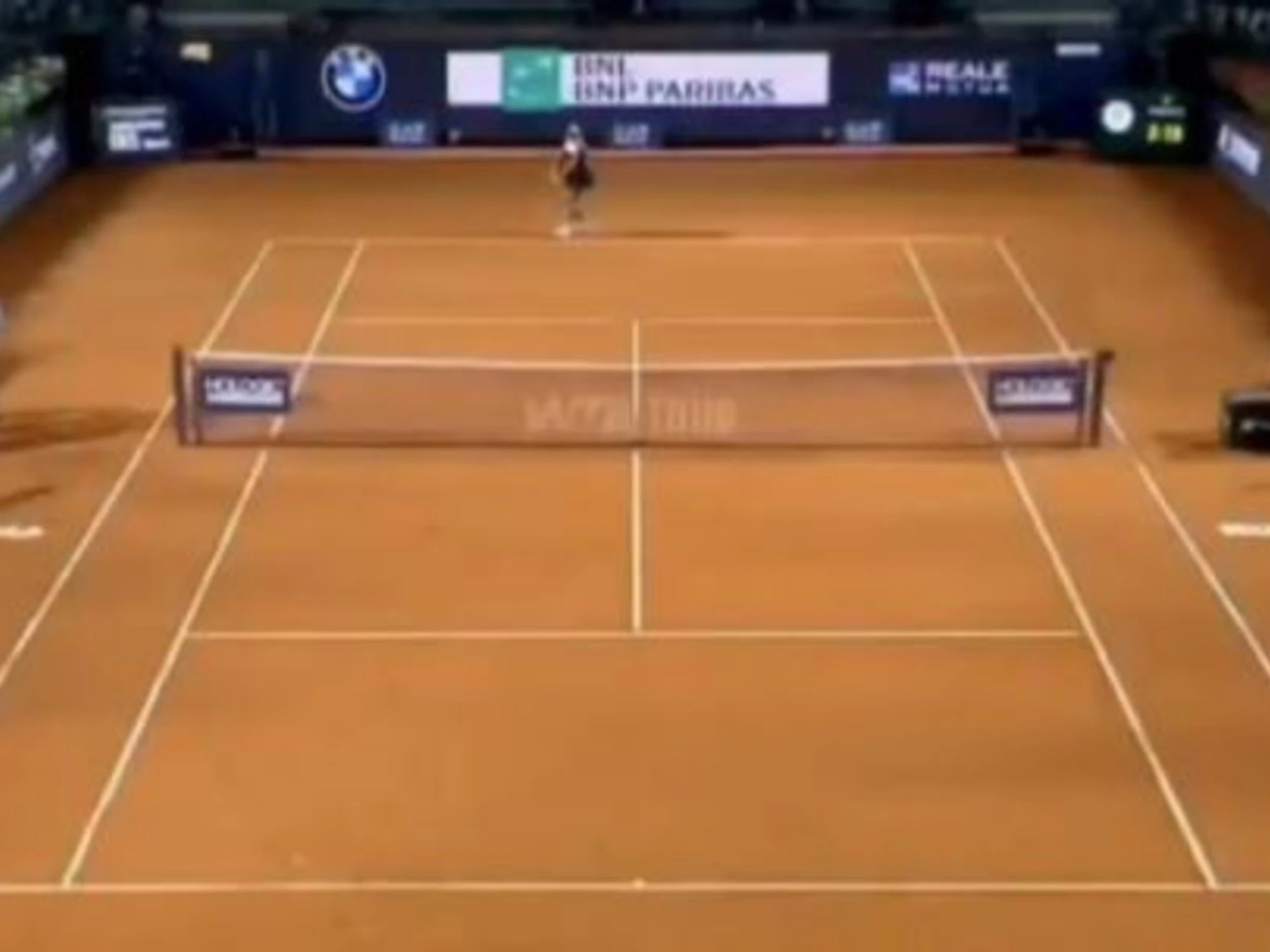 Coco Gauff batte, ma non c'è nessuno: choc a Roma 