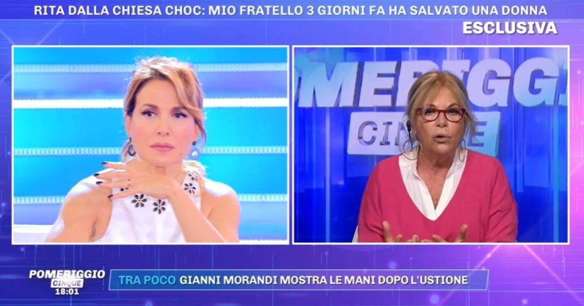 Pomeriggio Cinque, il racconto drammatico di Rita Dalla Chiesa: "Ha urlato con quanto fiato aveva in gola, terribile"