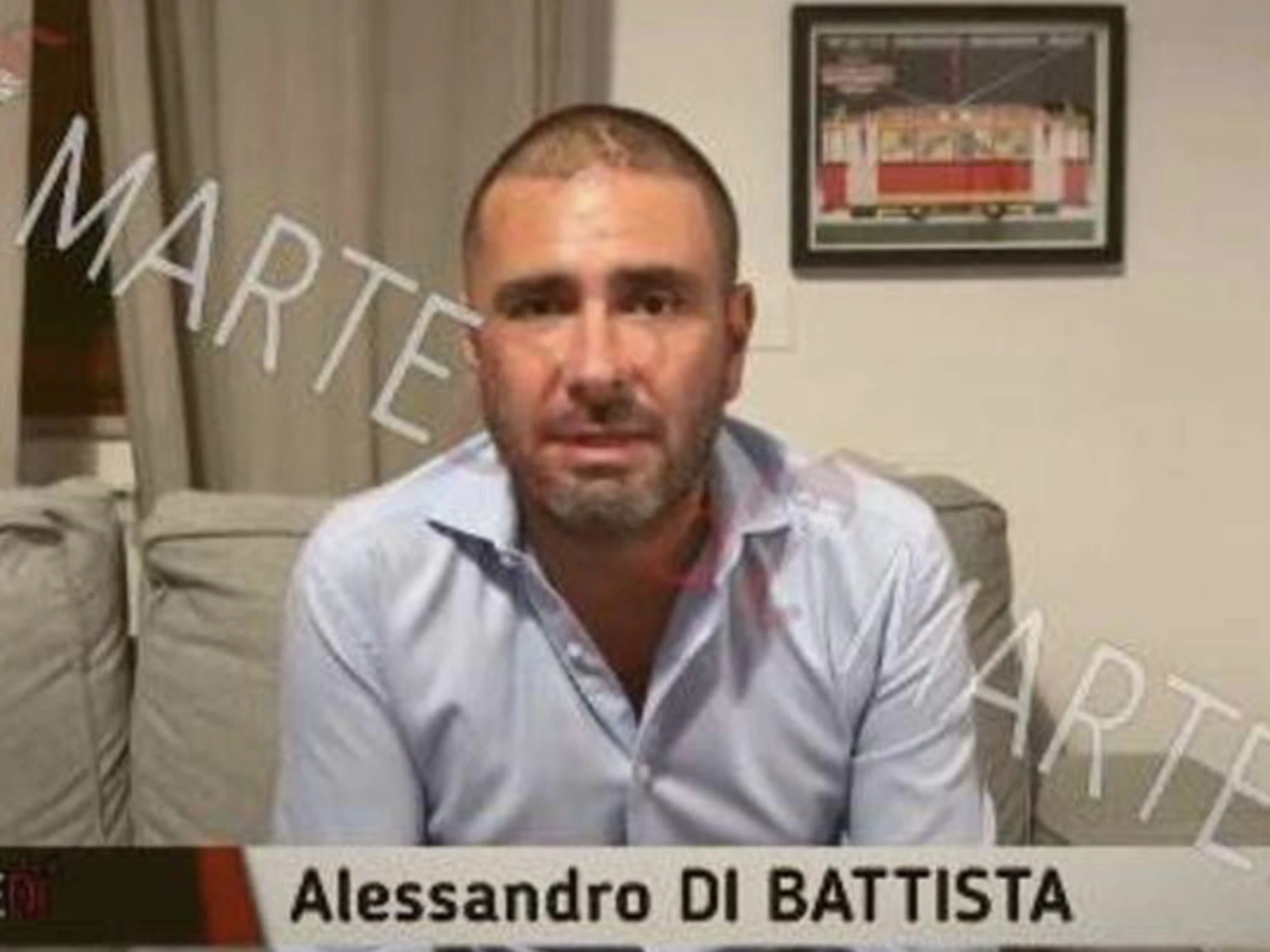 Di Battista e il video per Floris: "Ecco come sto"