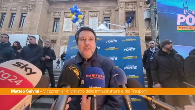 Ponte sullo Stretto, Salvini "Antidoto alla mafia e simbolo di capacità"