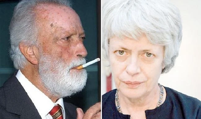 Eugenio Scalfari e Barbara Spinelli