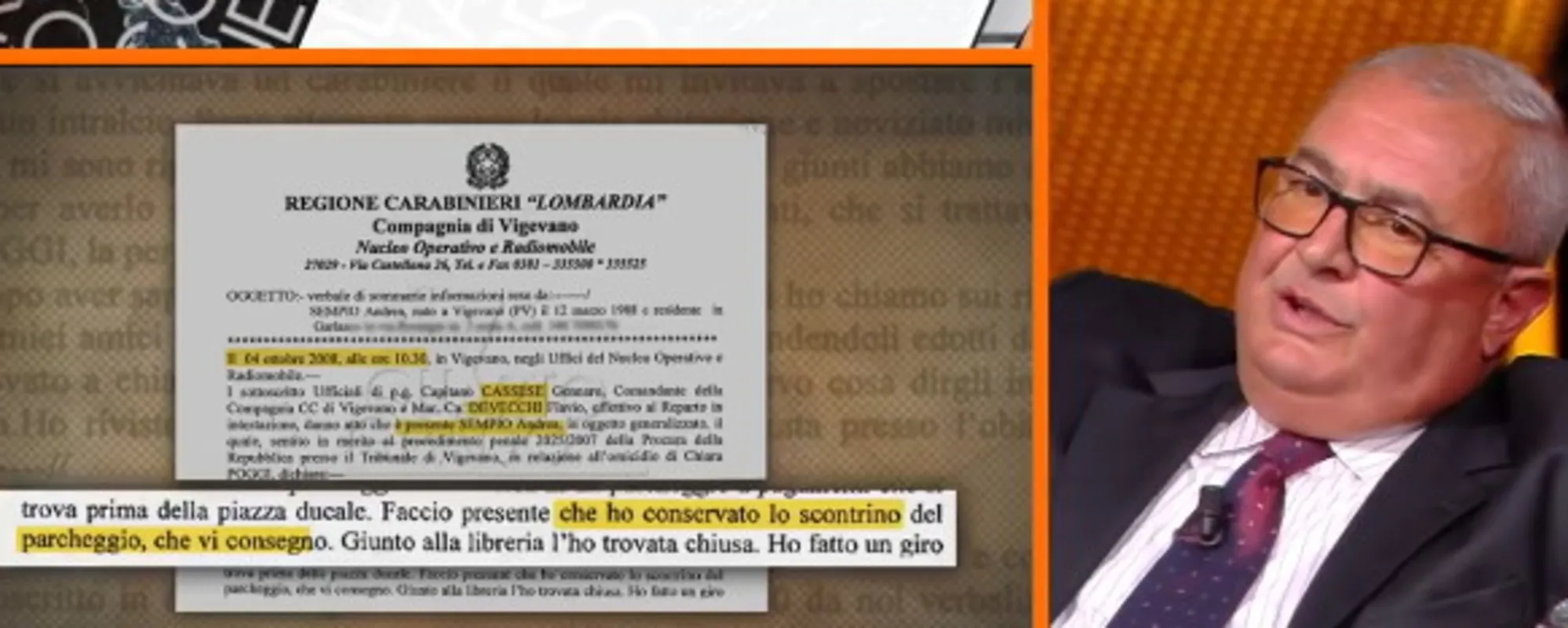 "Dove abbiamo interrogato Sempio": Cassese vuota il sacco sullo scontrino Video