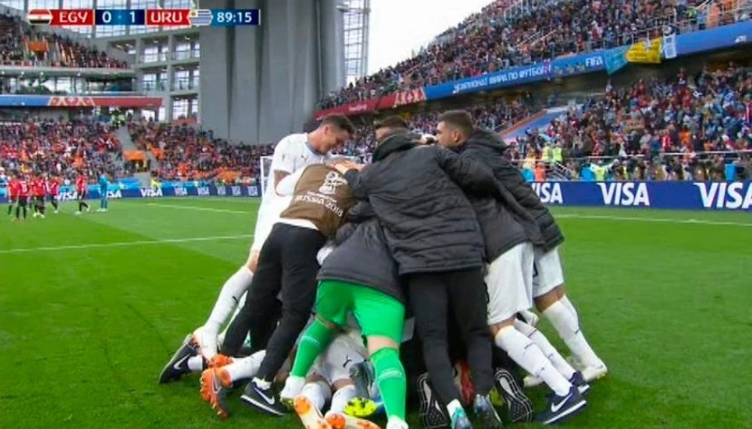 Russia 2018, Uruguay batte Egitto al noventesimo minuto
