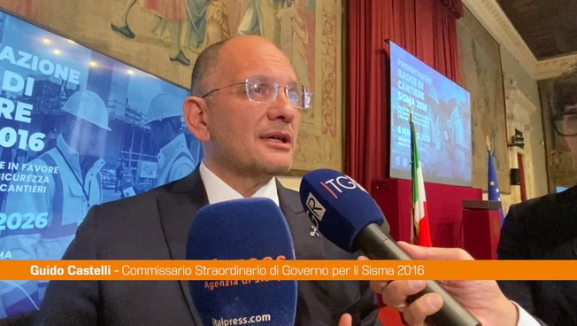Sisma 2016, Castelli "Badge di cantiere per tutelare lavoro e legalità"