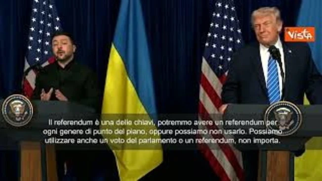 Zelensky: Donbass è questione difficile, non escluso il referendum