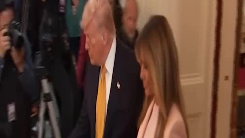 Usa, siparietto tra Trump e Melania alla Casa Bianca