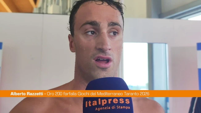 Giochi Mediterraneo, Razzetti oro nei 200 farfalla "Vincere gioia immensa"