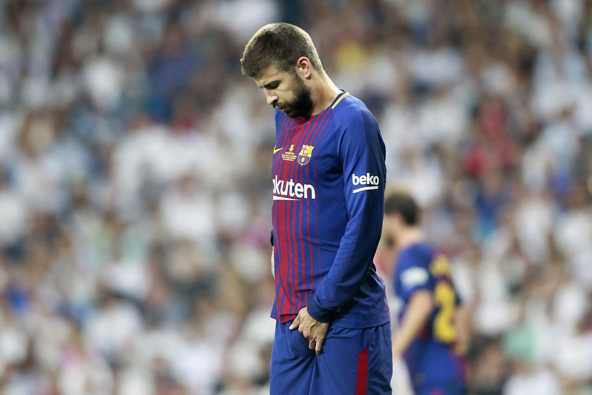 Barcellona, l'amarezza di capitan Piqué: "Per la prima volta in 9 anni mi sento inferiore al Real Madrid"