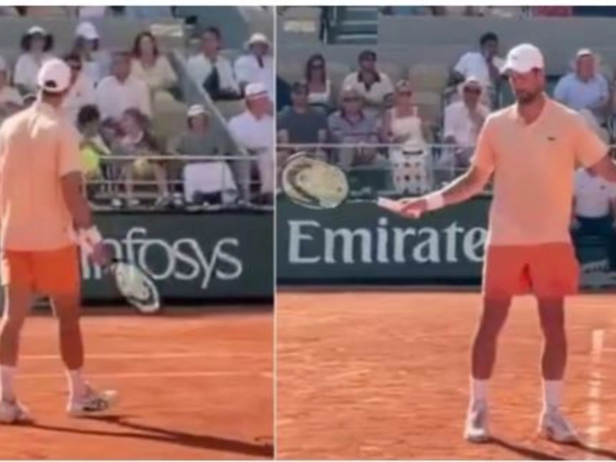 Djokovic perde la testa: "Zero rispetto, non voglio altri francesi"